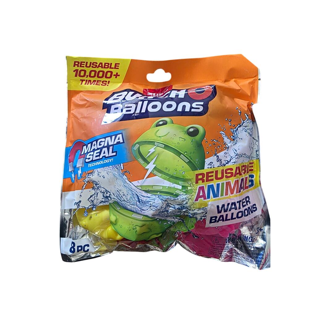 ZURU Bunch O Balloons Soppycid Reusable Animal Water Balloons 8 pc
